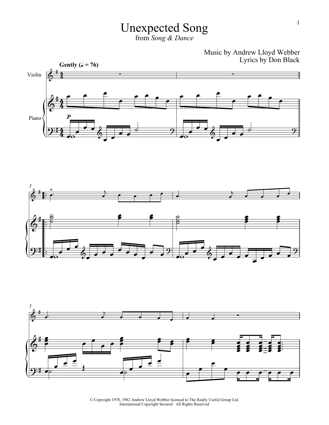 Product gallery: Page 1 of 1 Unexpected Song (from Song & Dance), Bernadette Peters