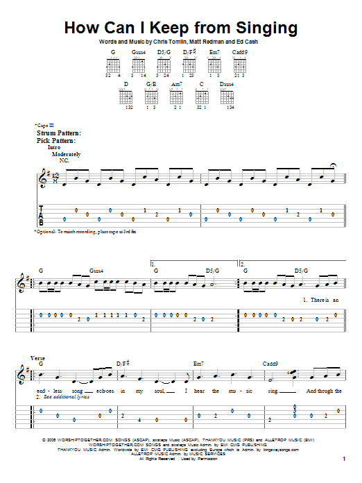 Produktbild zu: How Can I Keep From Singing