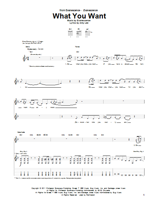 Product gallery: Page 1 of 1 What You Want, Evanescence