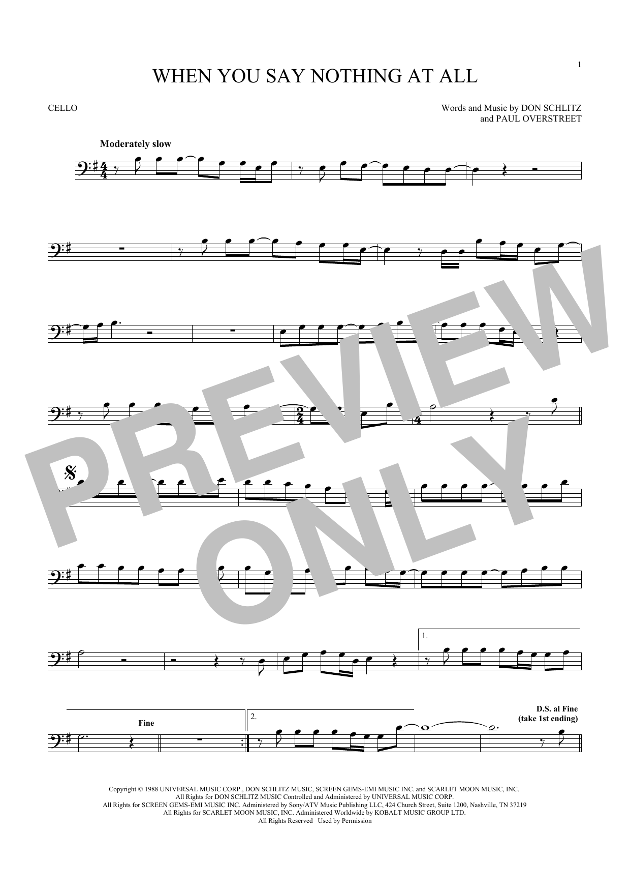 Produktgalerie: Seite 1 von 1 When You Say Nothing At All, Alison Krauss & Union Station, Violoncello