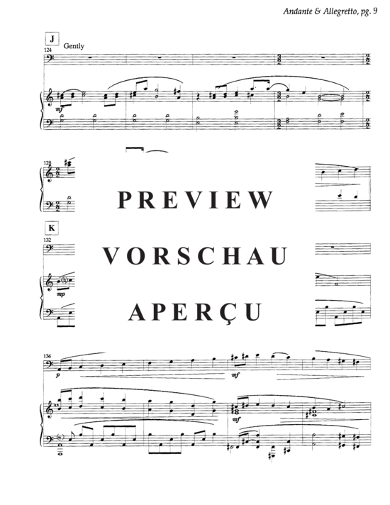 Produktgalerie: Seite 11 von 21 Andante and Allegretto , , (Tuba + Klavier)