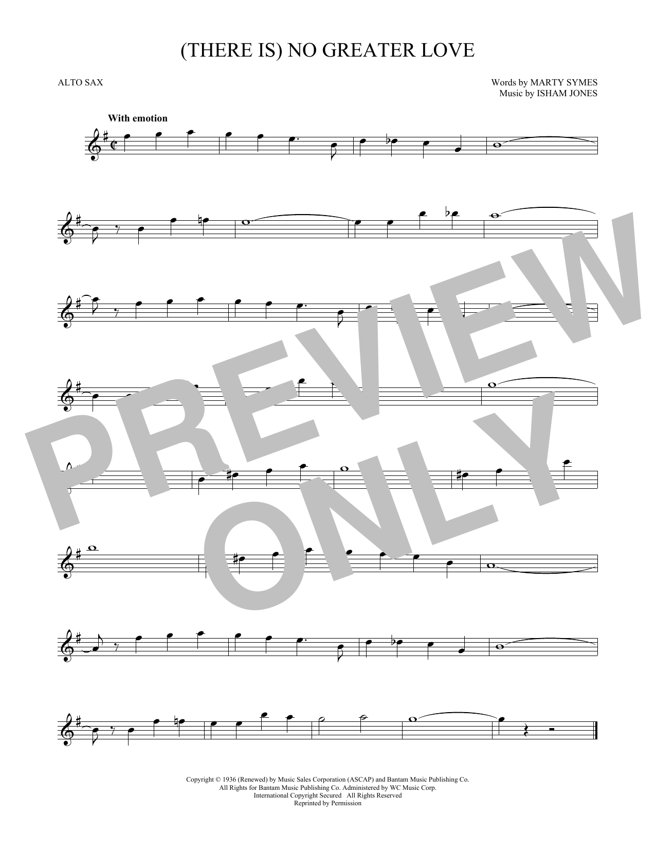 Product gallery: Page 1 of 1 (There Is) No Greater Love, Isham Jones