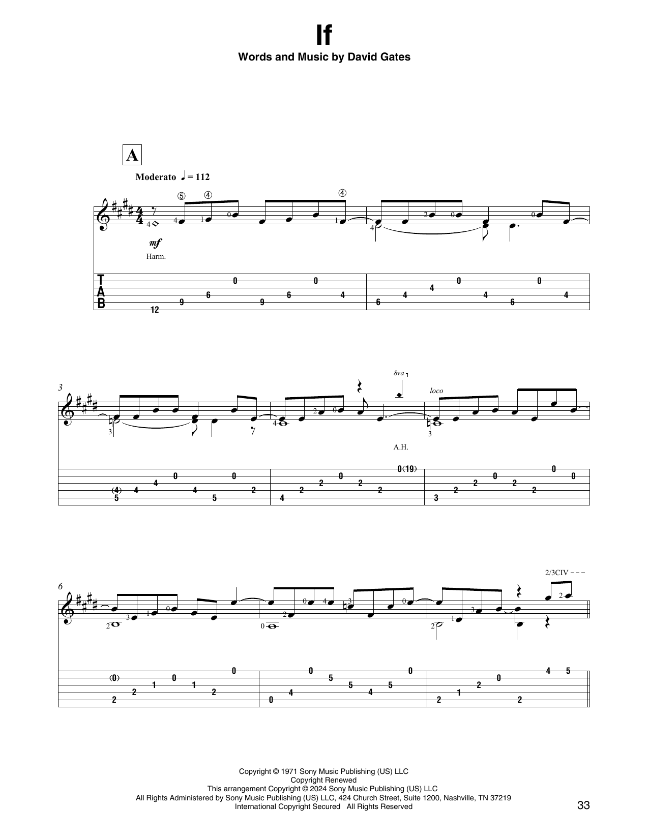 Produktbild zu: If (arr. David Jaggs)