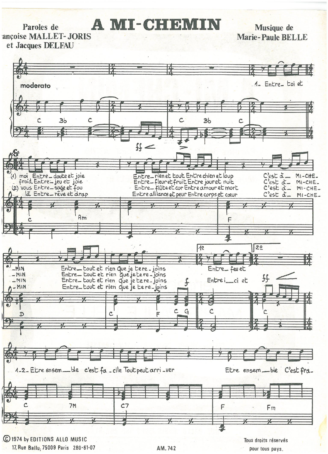 Produktbild zu: A Mi-Chemin