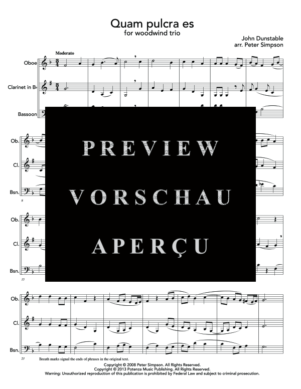 Product gallery: Page 5 of 11 Three Reed Trios, , (woodwind trio oboe, clarinet and bassoon)