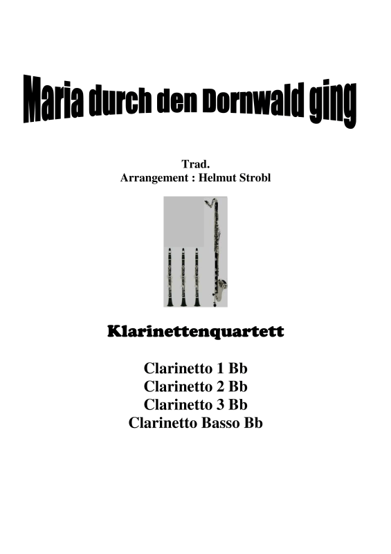 Produktbild zu: Maria durch den Dornwald ging