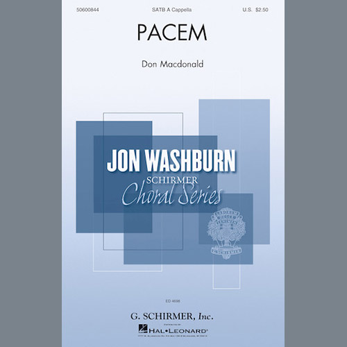 cover: Pacem, Don MacDonald, Chor