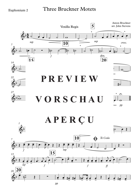 Product gallery: Page 16 of 20 Three Bruckner Motets , , (Tuba Quartett EETT)