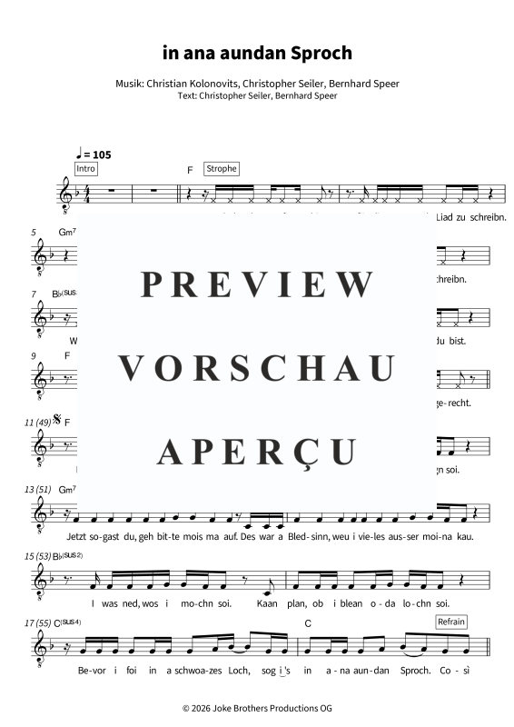 Produktgalerie: Seite 5 von 6 in ana aundan Sproch, Speer, Seiler und, Gesang und Akkorde - Leadsheet