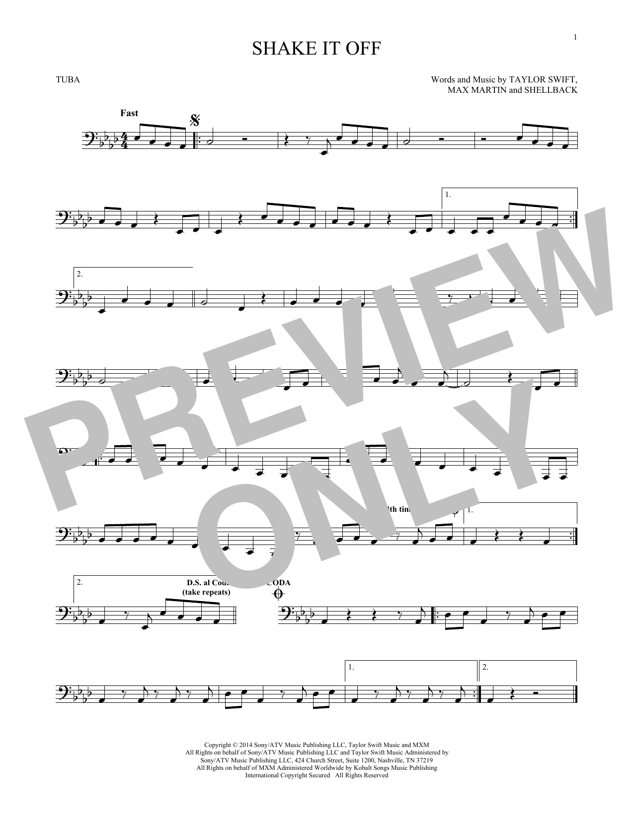 Product gallery: Page 1 of 1 Shake It Off, Taylor Swift