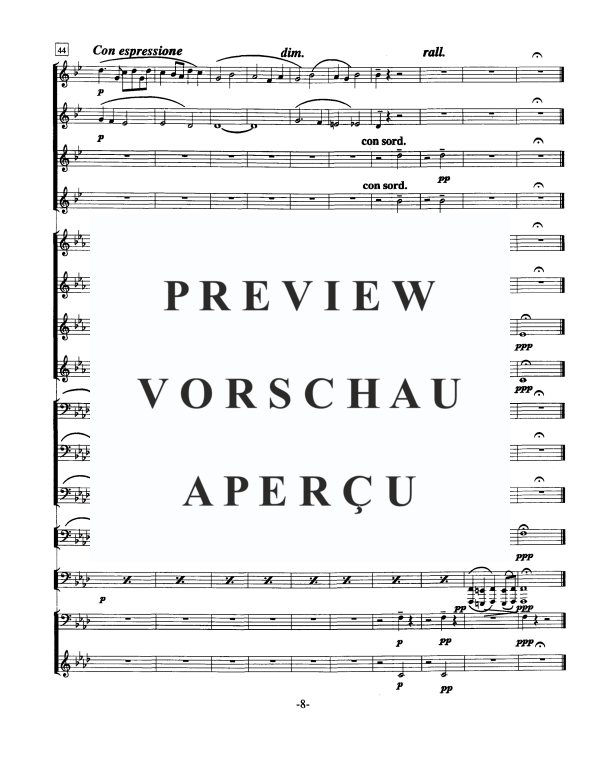 Product gallery: Page 10 of 11 Ent'racte to Act IV from "Khovantschina", , Brass Ensemble