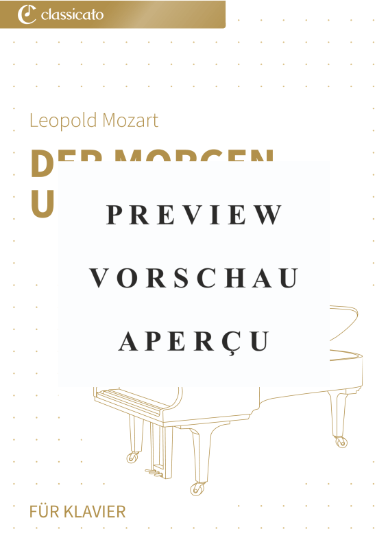 gallery: Der Morgen und der Abend - Klavierarrangements der Stücke für jeden Monat vom Hornwerk der Festung Hohensalzburg, , (Klavier Solo)