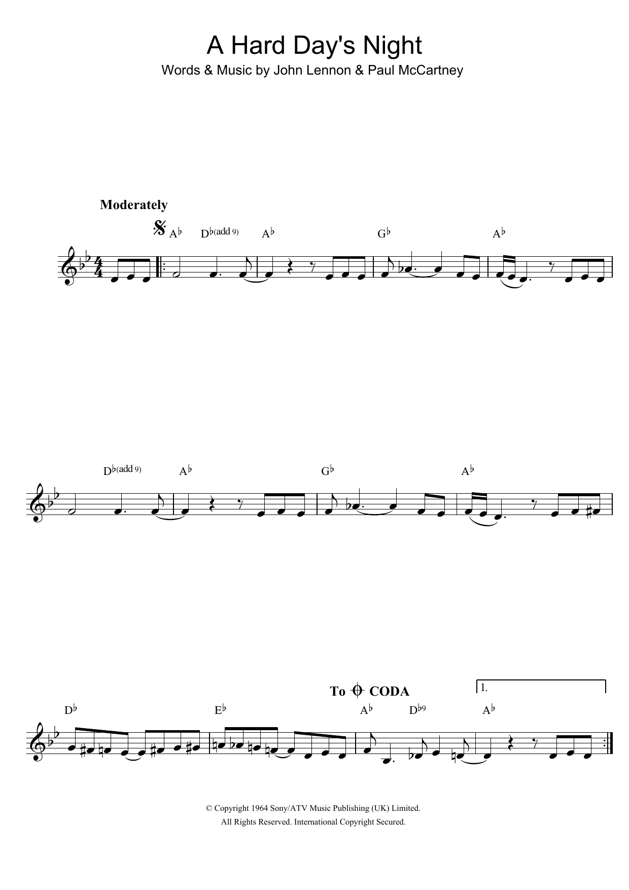 Product gallery: Page 1 of 1 A Hard Day's Night, The Beatles
