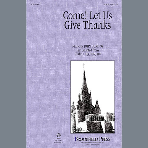 cover: Come! Let Us Give Thanks, John Purifoy