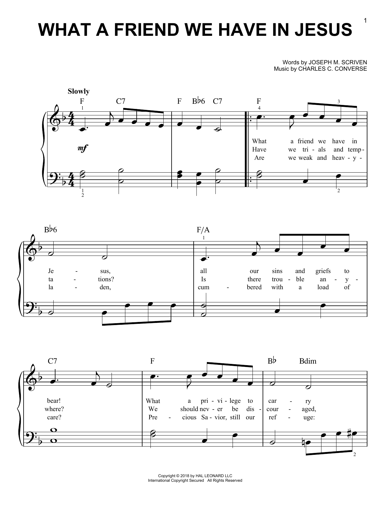 Produktbild zu: What A Friend We Have In Jesus