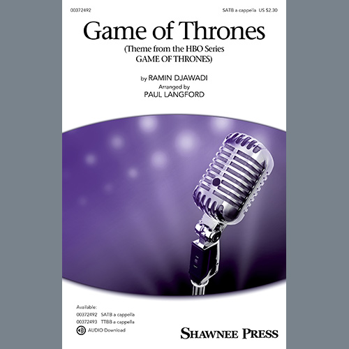 cover: Game Of Thrones (arr. Paul Langford), Ramin Djawadi