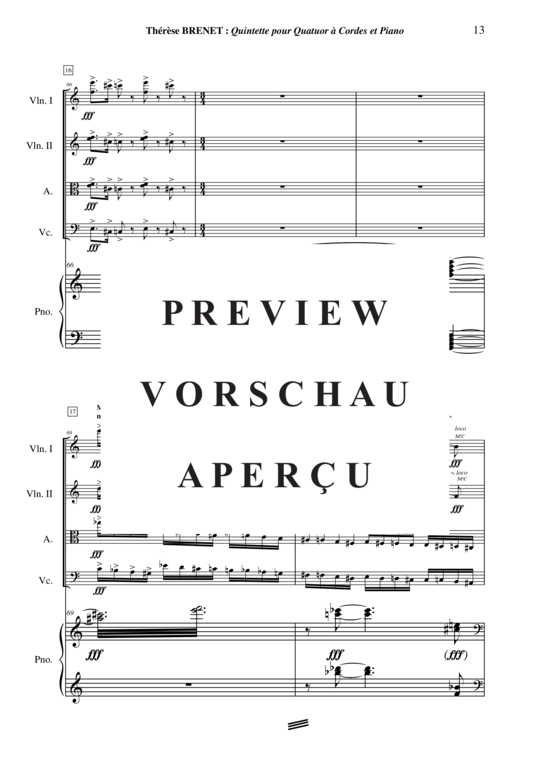 Produktgalerie: Seite 14 von 21 Quintette , , (Streicherquartett + Klavier)