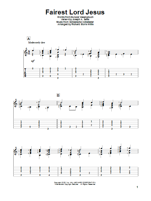 Produktbild zu: Fairest Lord Jesus