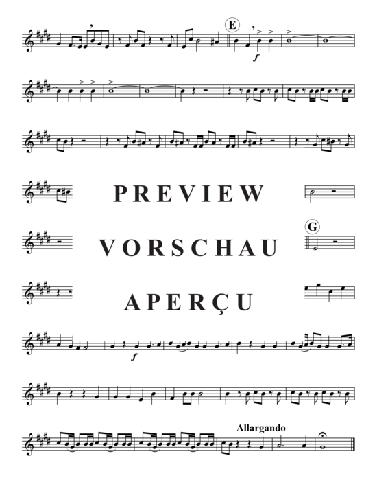 Produktgalerie: Seite 10 von 14 Hallelujah Chorus , , (Trompeten-Quartett)