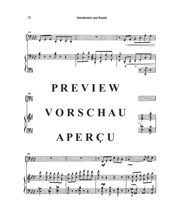 Produktgalerie: Seite 14 von 19 Introduction and Rondo , , (Tuba + Klavier)