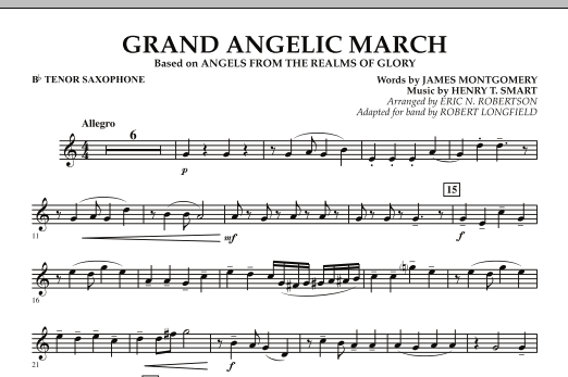 Product picture to: Grand Angelic March - Bb Tenor Saxophone