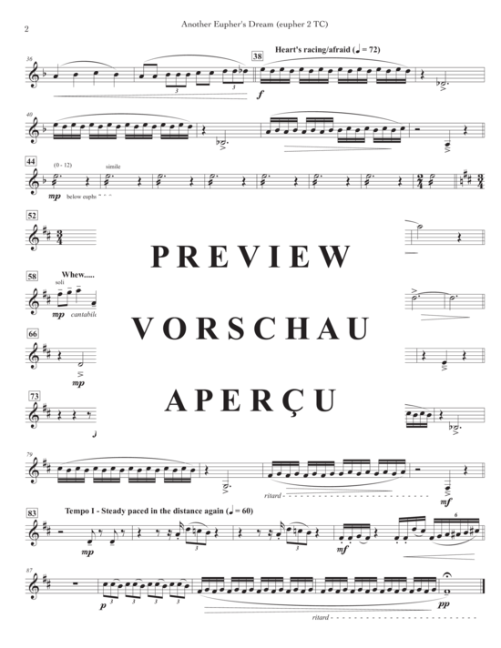 Product gallery: Page 19 of 21 Another Eupher´s Dream , , (Euphonium Ensemble 8 parts)