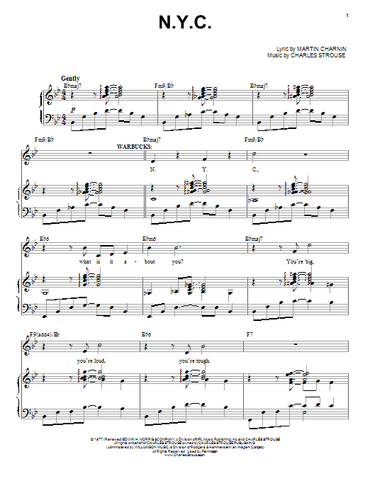 Produktbild zu: N.Y.C. (from Annie)