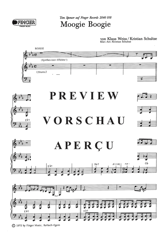 Produktgalerie: Seite 4 von 4 Moogie Boogie , Spencer, Tom, Klavier und Gesang