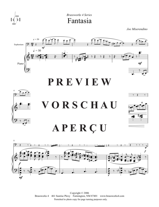 Product gallery: Page 4 of 14 Fantasia , , (baritone pos + piano)