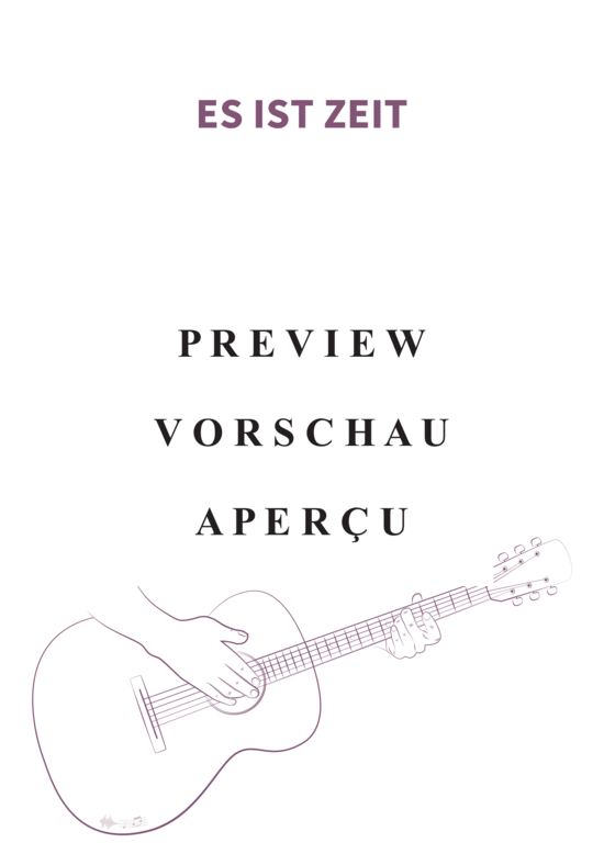 gallery: Es ist Zeit, Yvaine, Vocal and Chords Leadsheet
