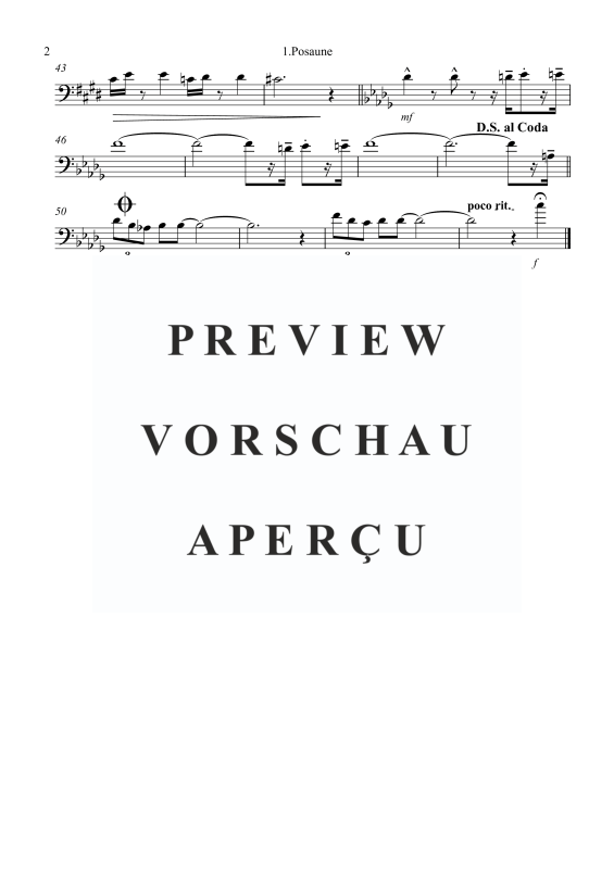 gallery: Pink Panther, , Trombone Quartet 3x Trombone and Bass Trombone