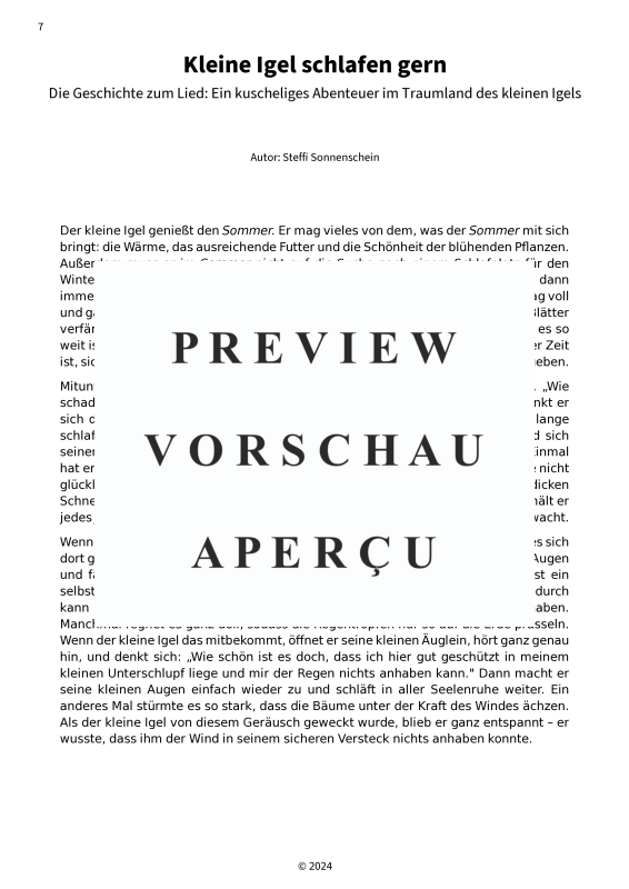 gallery: Finns Wintertraum - Eine Gute-Nacht-Geschichte über das Abenteuer des Einschlafens, , Vocalsandchords - Leadsheet
