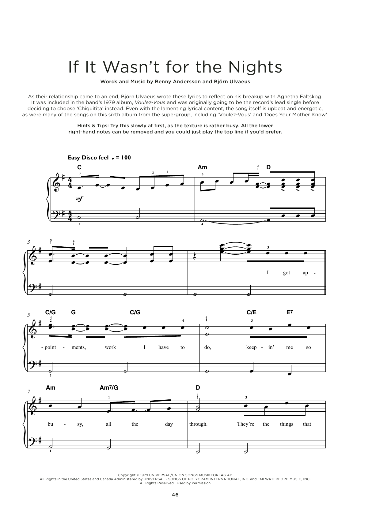 Produktbild zu: If It Wasn't For The Nights