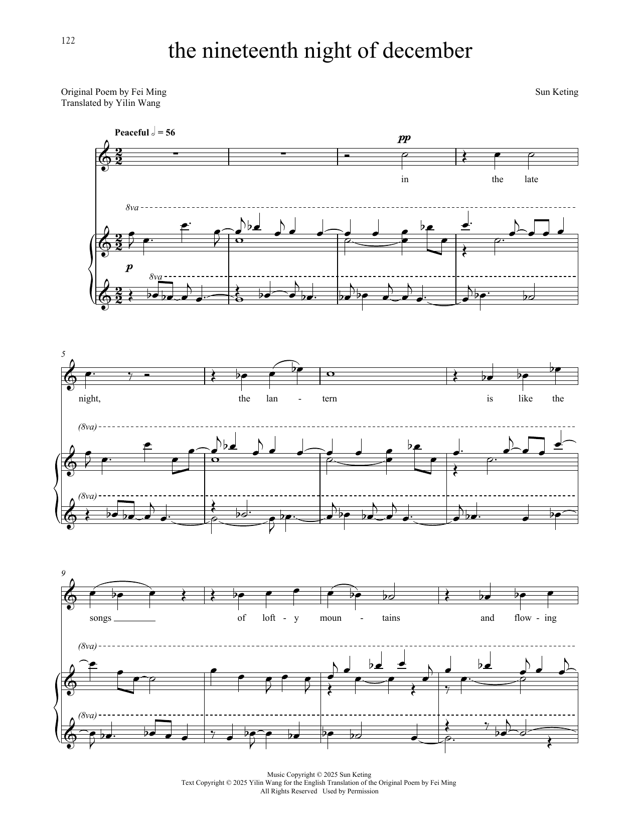 Produktgalerie: Seite 1 von 1 The Nineteenth Night of December, Michael Csányi-Wills, Gesang, Klavier