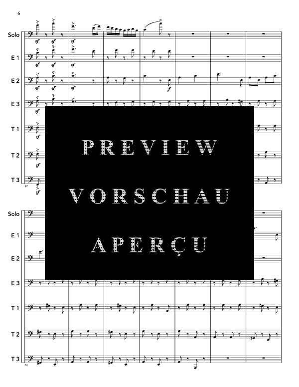 Produktgalerie: Seite 10 von 11 Dance of the Comedians, , (Euphonium/Tuba/Trompete Solo und EEETTT)