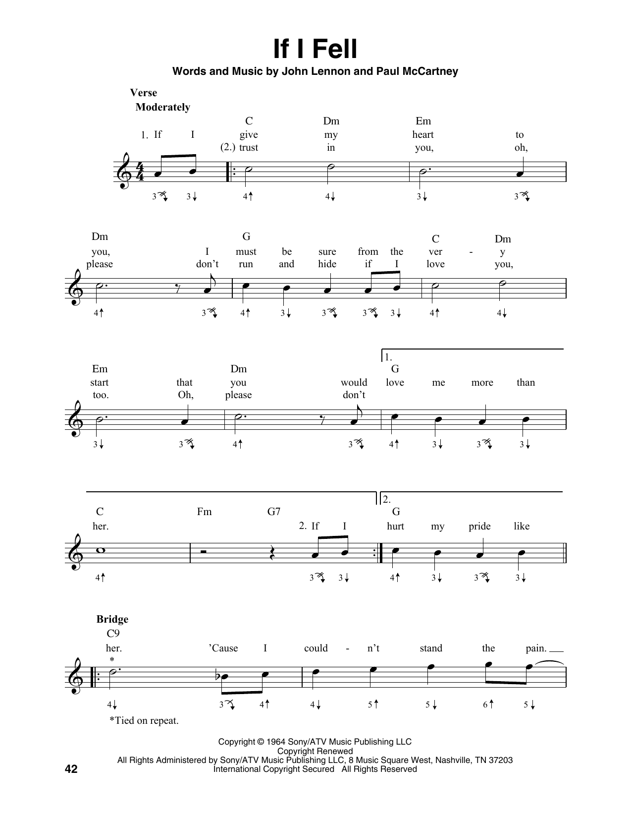 Product gallery: Page 1 of 1 If I Fell, The Beatles