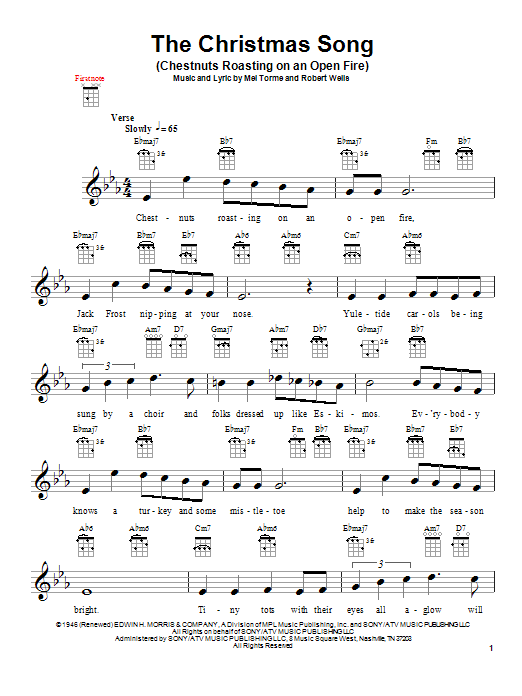 Product gallery: Page 1 of 1 The Christmas Song (Chestnuts Roasting On An Open Fire), Mel Torme
