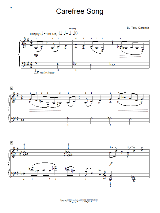 Product picture to: Carefree Song