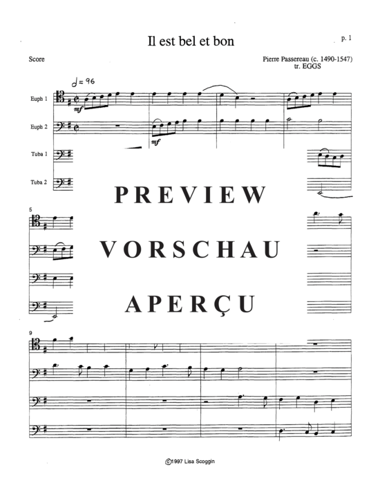 Product gallery: Page 3 of 15 Il est bel et bon , , (Tuba Quartett EETT)