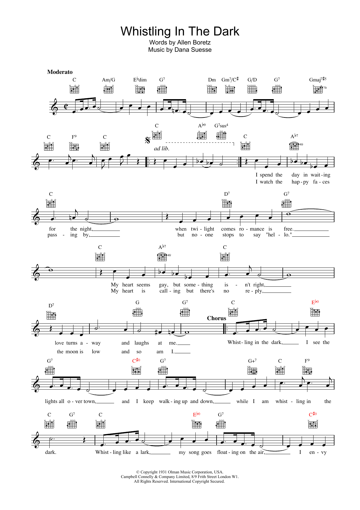 Produktbild zu: Whistling In The Dark