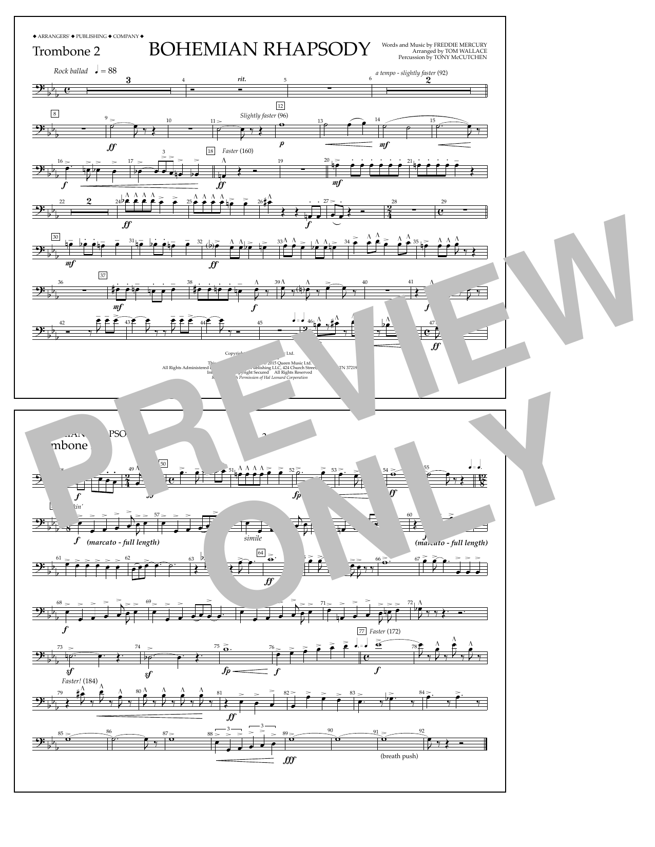 Produktbild zu: Bohemian Rhapsody - Trombone 2