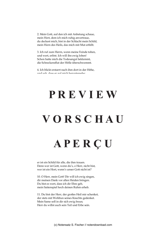 Product gallery: Page 3 of 3 Von Herzen lieb ich dich, Herr meine Stärke , , (mixed choir)