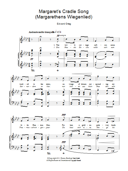 Produktbild zu: Margaret's Cradle Song (Margarethens Wiegenlied)