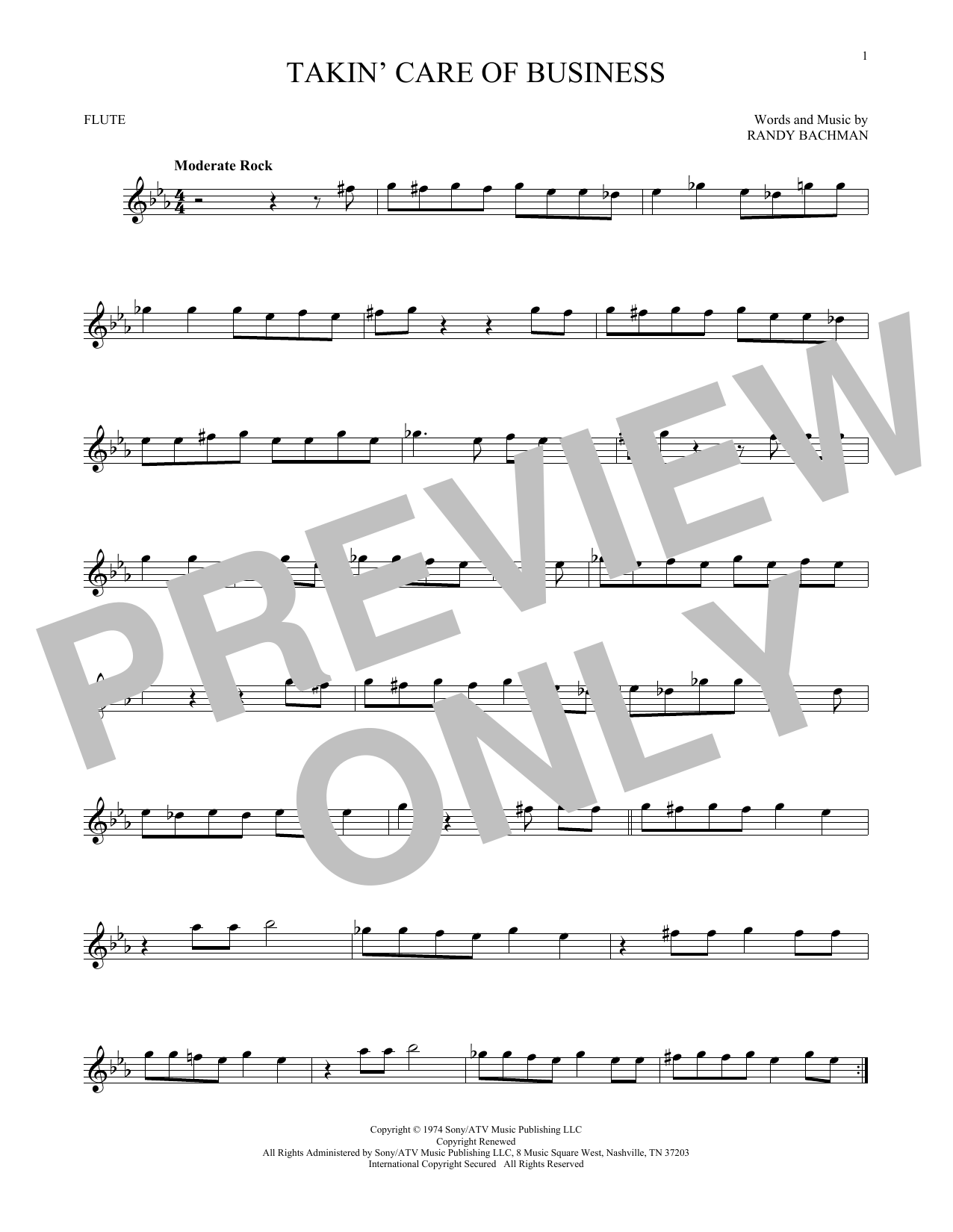 Product gallery: Page 1 of 1 Takin' Care Of Business, Bachman-Turner Overdrive