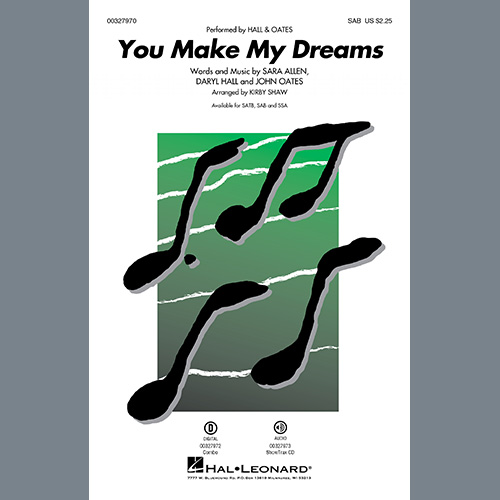 cover: You Make My Dreams (arr. Kirby Shaw), Hall & Oates, Chor