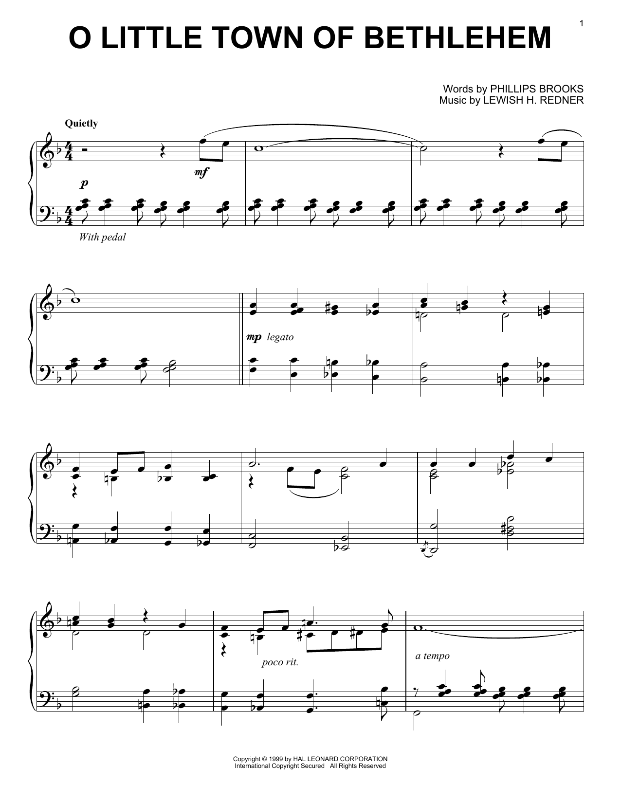 Produktbild zu: O Little Town Of Bethlehem