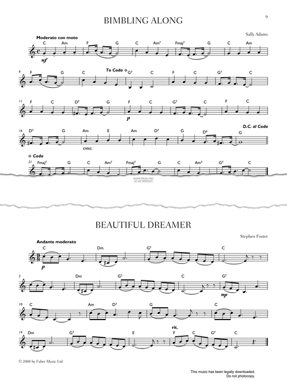 Produktgalerie: Seite 1 von 1 Bimbling Along, Sally Adams, Trompete