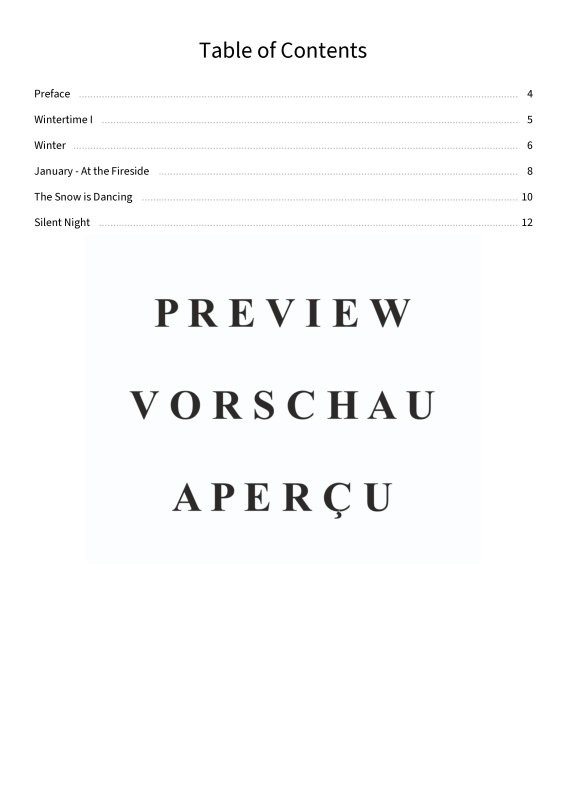 gallery: Winter Magic - Easy Piano Melodies for the Cold Season, , Piano Solo