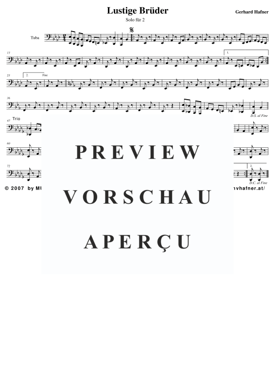 Product gallery: Page 11 of 11 Lustige Brüder, , (large wind orchestra)