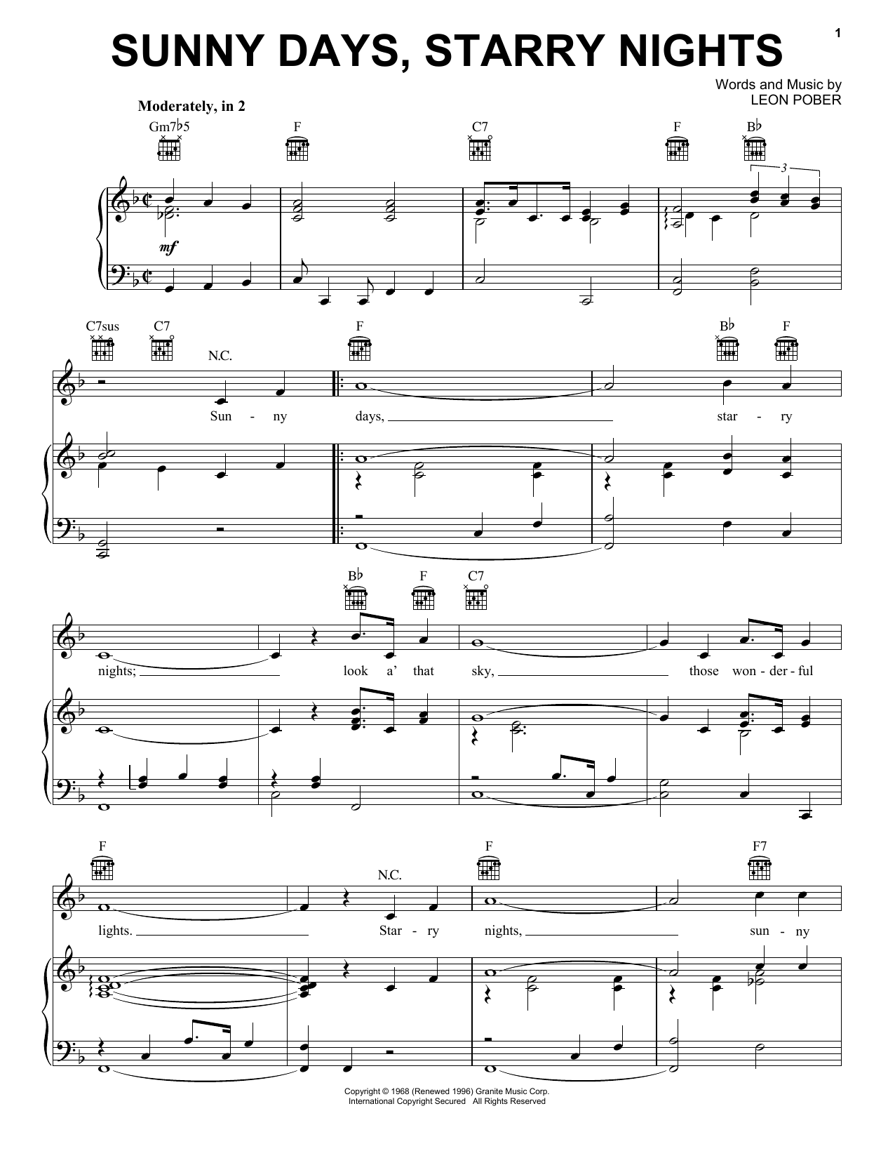 Produktbild zu: Sunny Days, Starry Nights